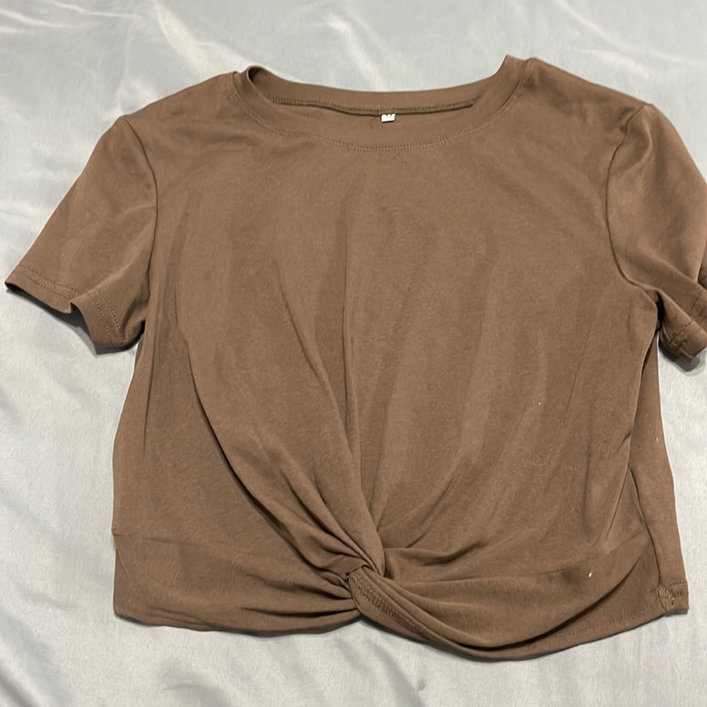 olive green top
